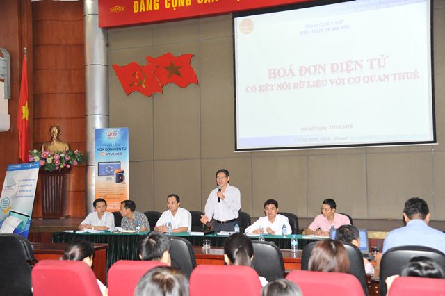 Tăng cường triển khai hoá đơn điện tử tại các doanh nghiệp thuộc Cục Thuế Thành phố Hà Nội